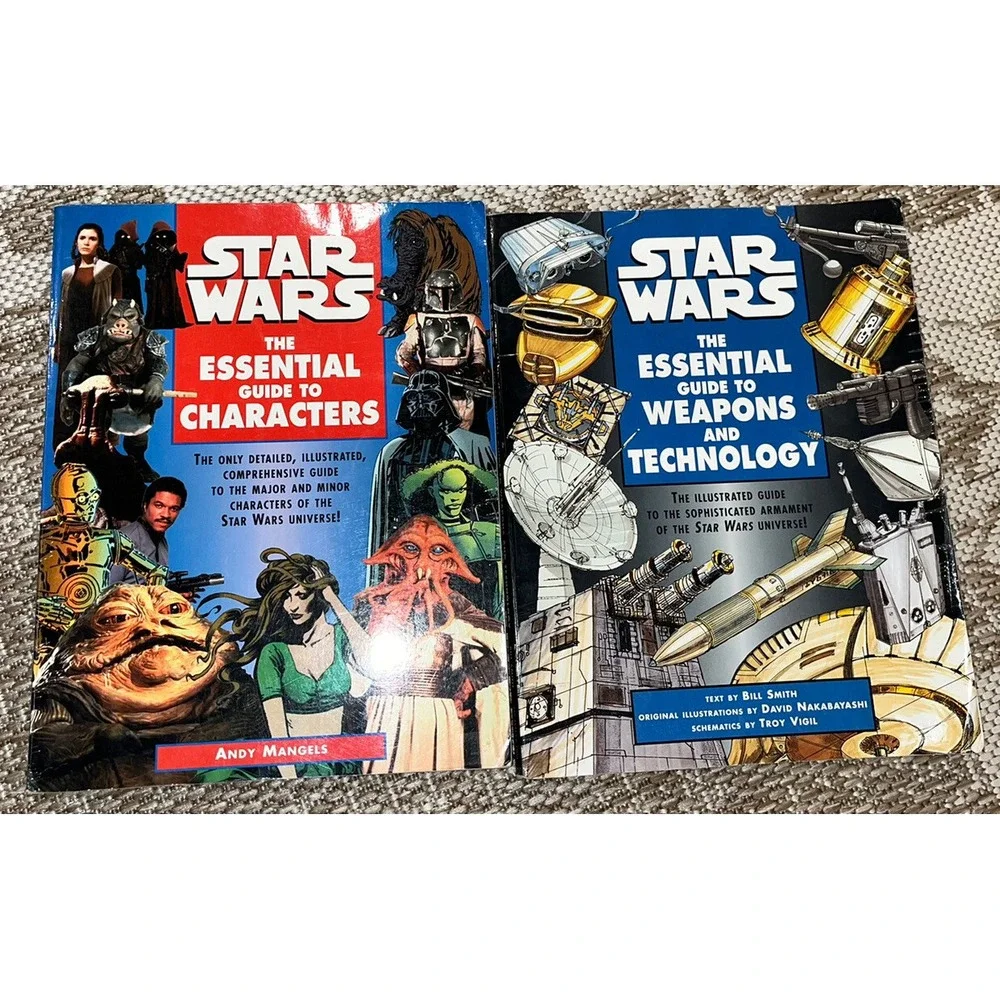 1995 Star Wars The Essential Guide to Characters & Essential Guide To Weapons